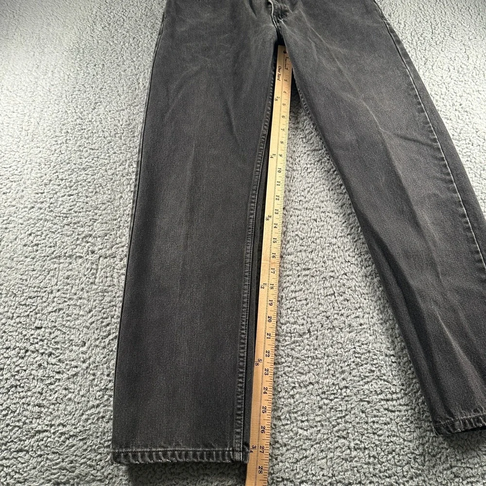 Vtg‎ Levis 505 Jeans Mens 31x30(29x29 Fits)Straight Leg Reg Fit Black Faded 90's